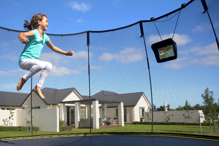 interactive trampoline