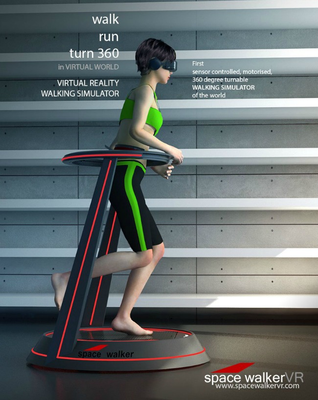 virtual reality walking simulator