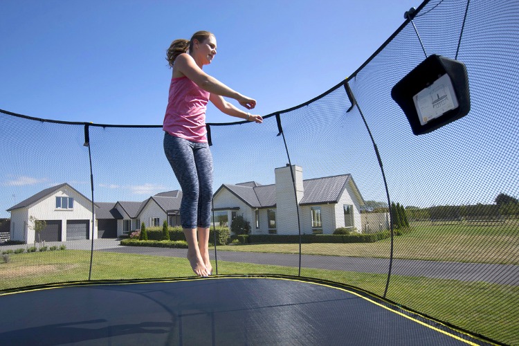 interactive trampoline