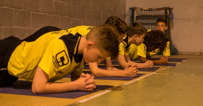 football club cardiowall interactive reaction wall football club