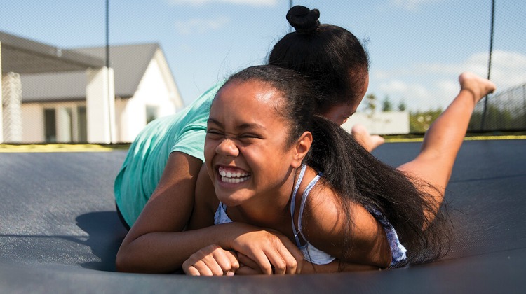 interactive trampoline