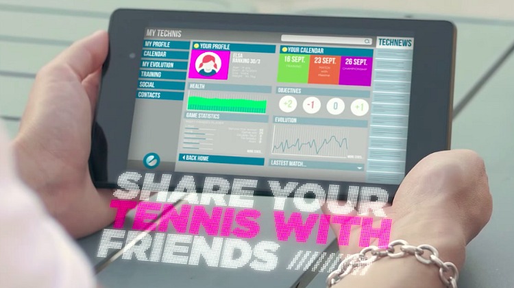 intelligent tennis floor