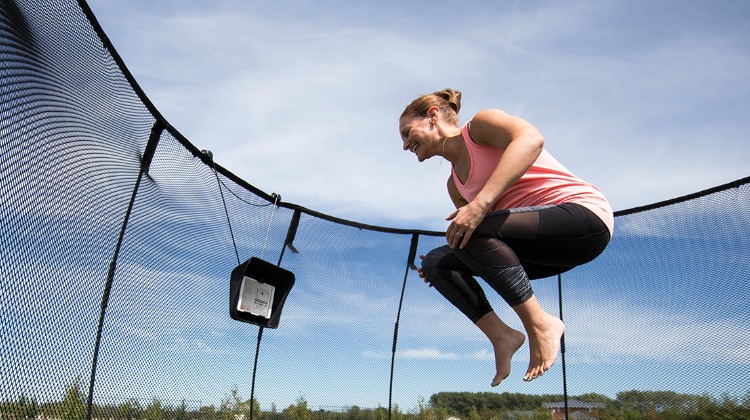 interactive trampoline