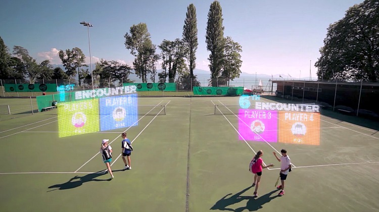 intelligent tennis floor