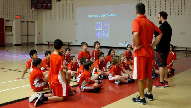 interactive kids gym