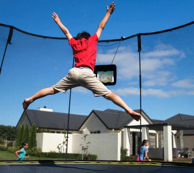 interactive trampoline
