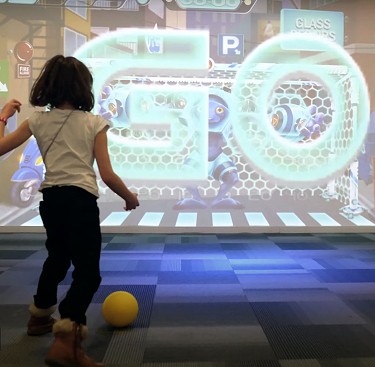 interactive gaming wall