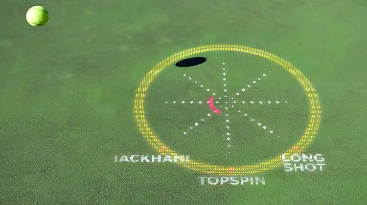 intelligent tennis floor