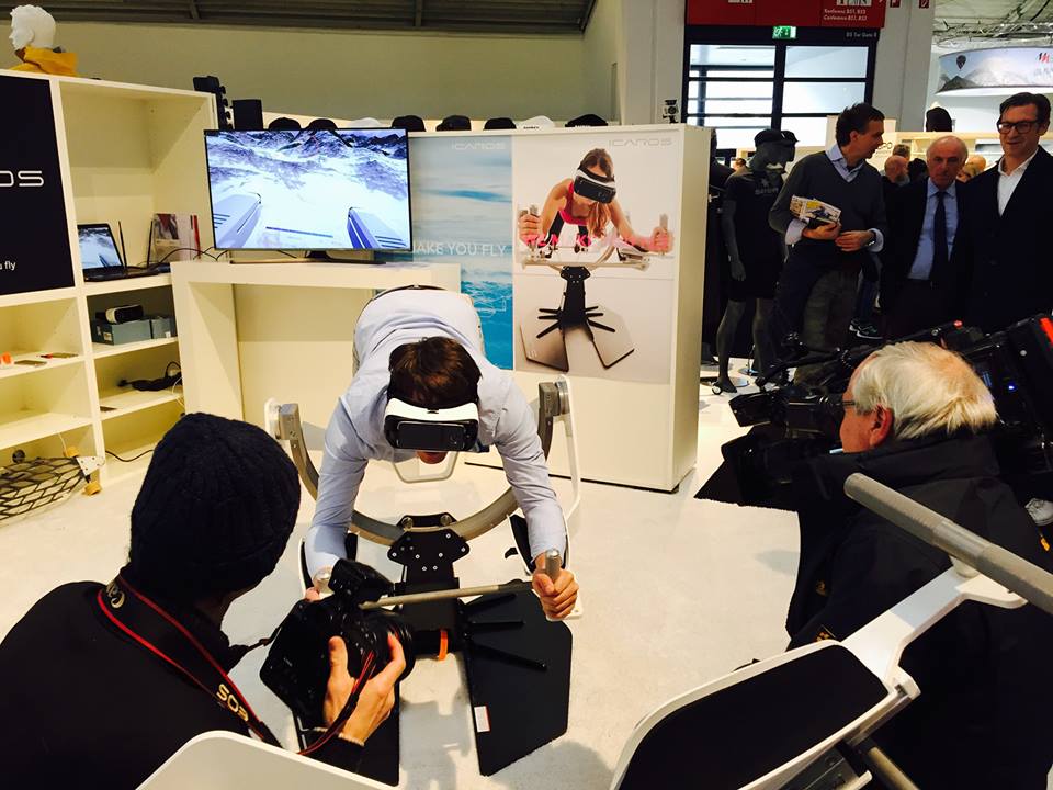 icaros flying simulator training muscles