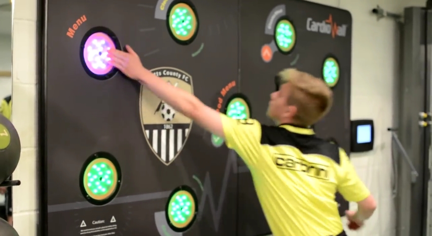 cardiowall interactive reaction wall football club cardiowall interactive reaction wall football club