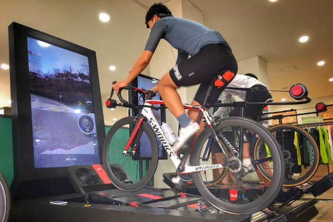 indoor cycling platform