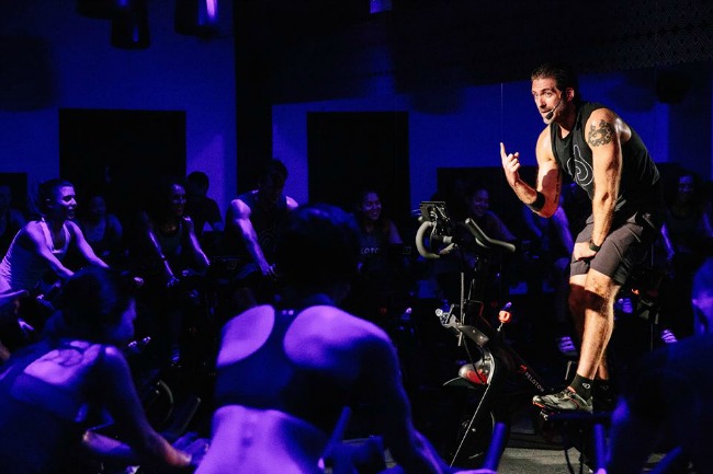 indoor cycling studio