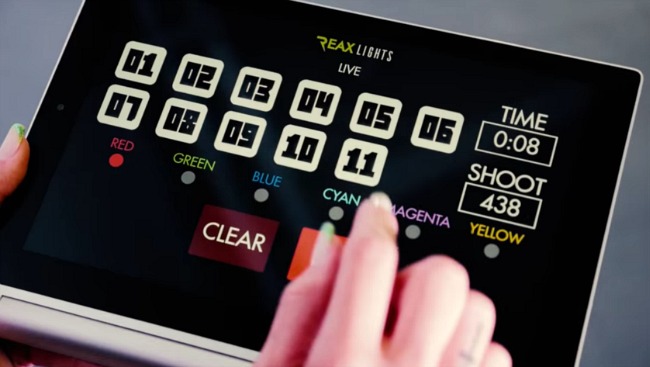 reax light interactive training 