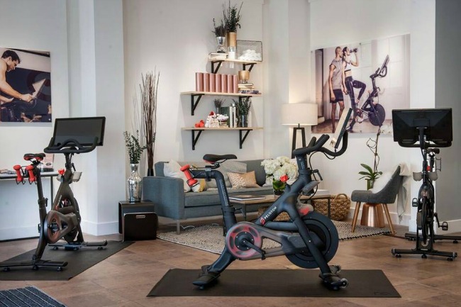 indoor cycling studio