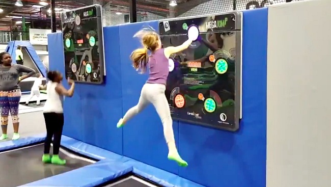 cardiowall trampolin game cardiowall trampolin game