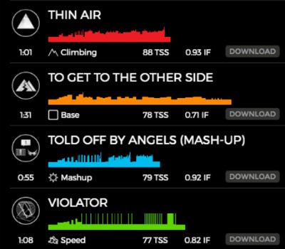 cycling training app