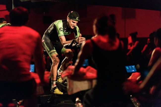 indoor cycling studio