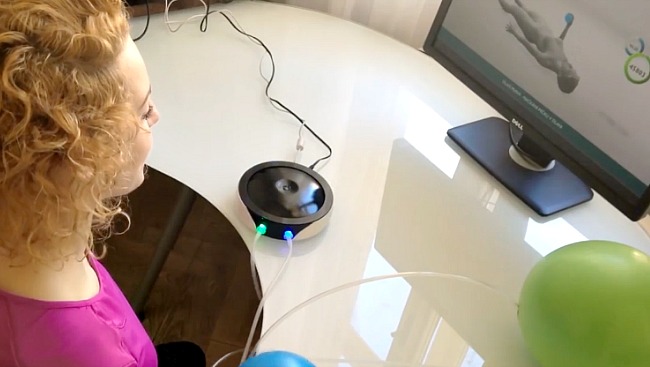 interactive exercise ball