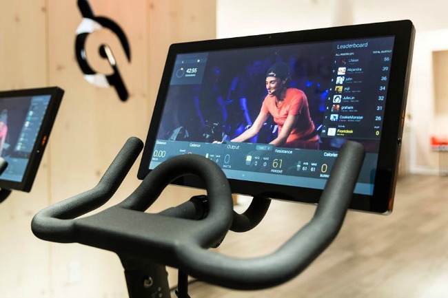indoor cycling studio