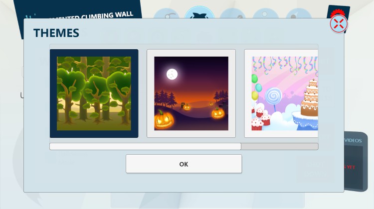 climbing wall platform