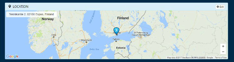 augmented climbing wall location map