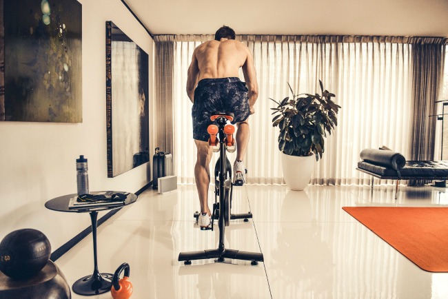 indoor cycling studio