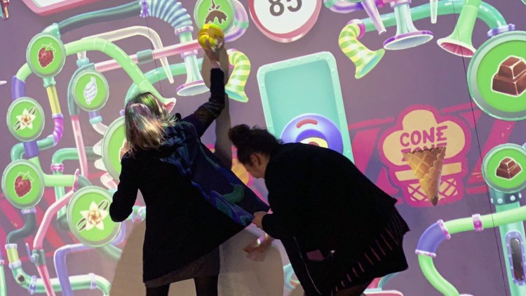 multiplayer interactive wall