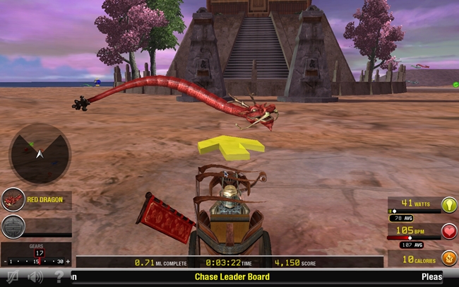 expresso cycling training game dragon fit